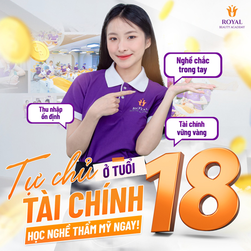 Học viện Thẩm Mỹ Royal thương hiệu đào tạo Spa hàng đầu Việt Nam